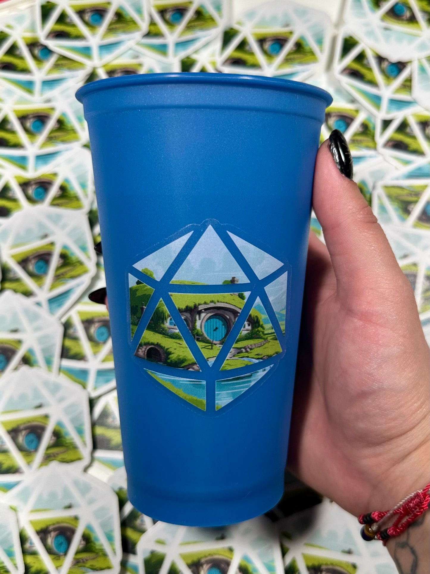 Shire Hobbit Town D20 Sticker