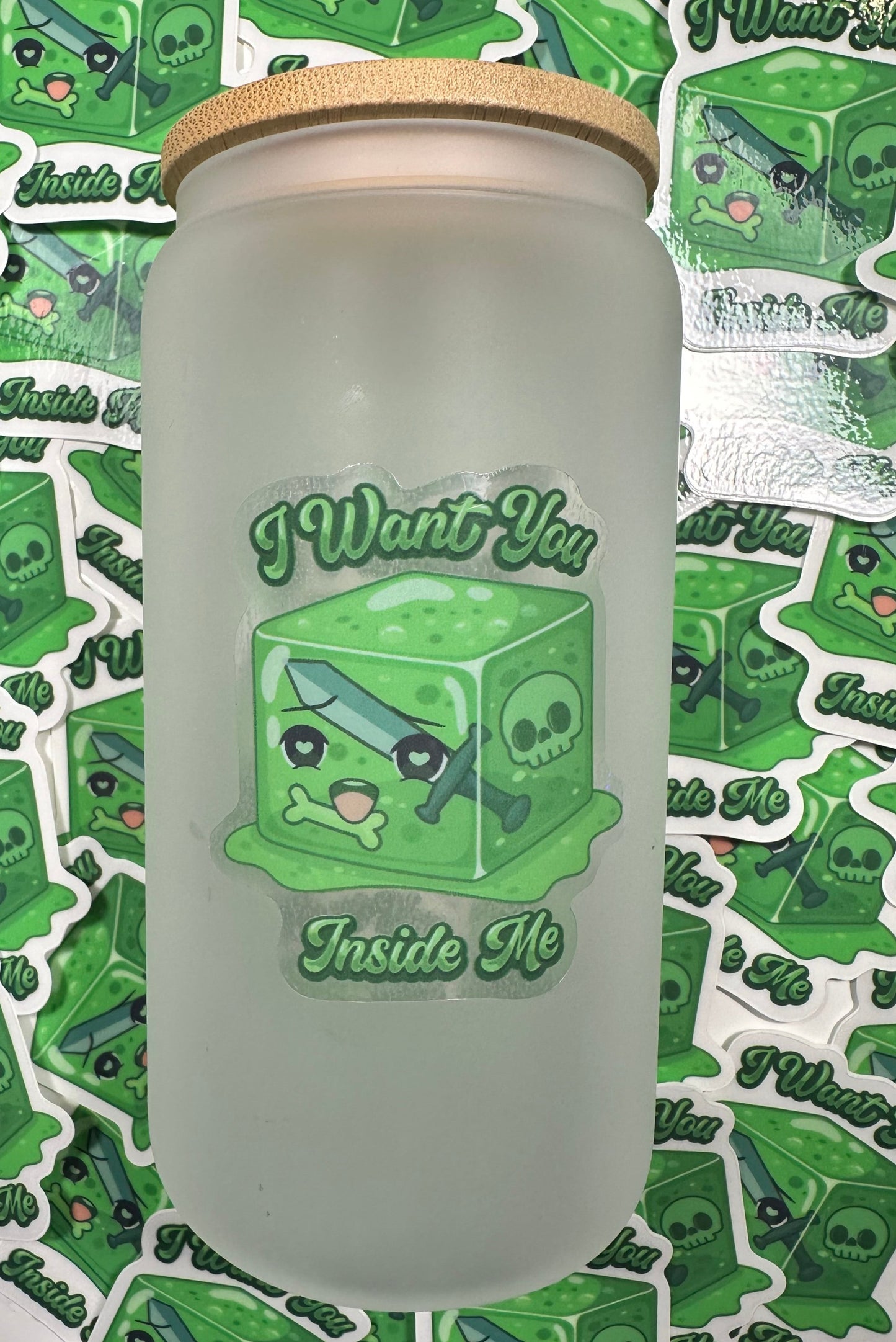 Gelatinous Cube Sticker