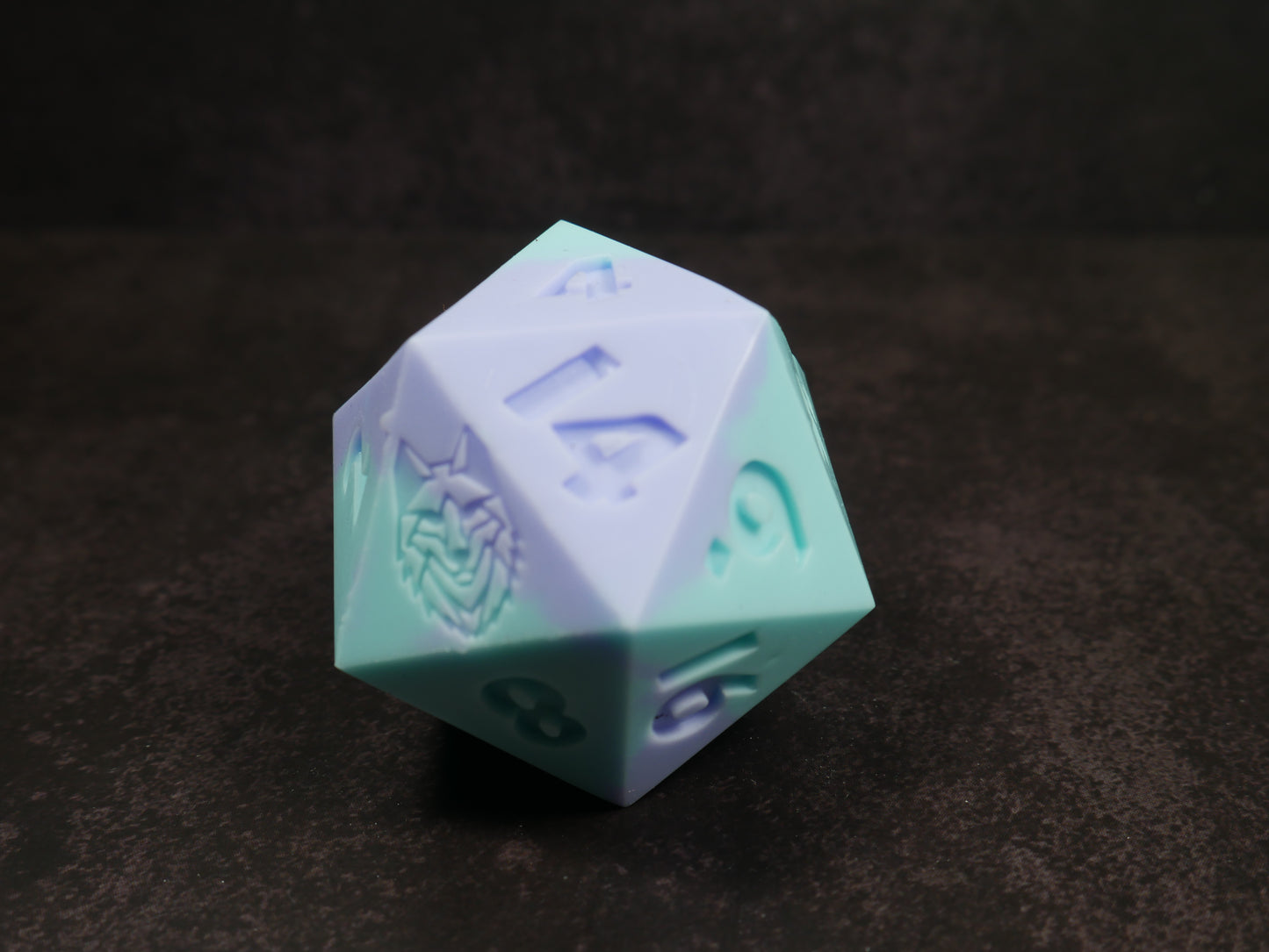 Emotional Support Squishy Dice (lavender/mint)