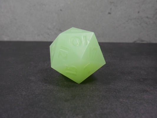 Emotional Support Squishy Dice (gelatinous d20)