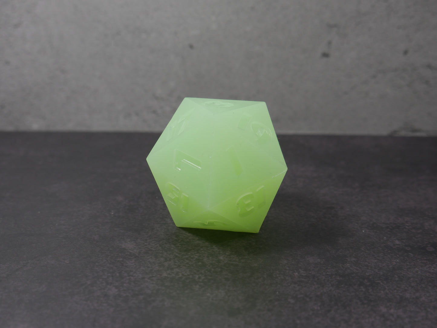 Emotional Support Squishy Dice (gelatinous d20)