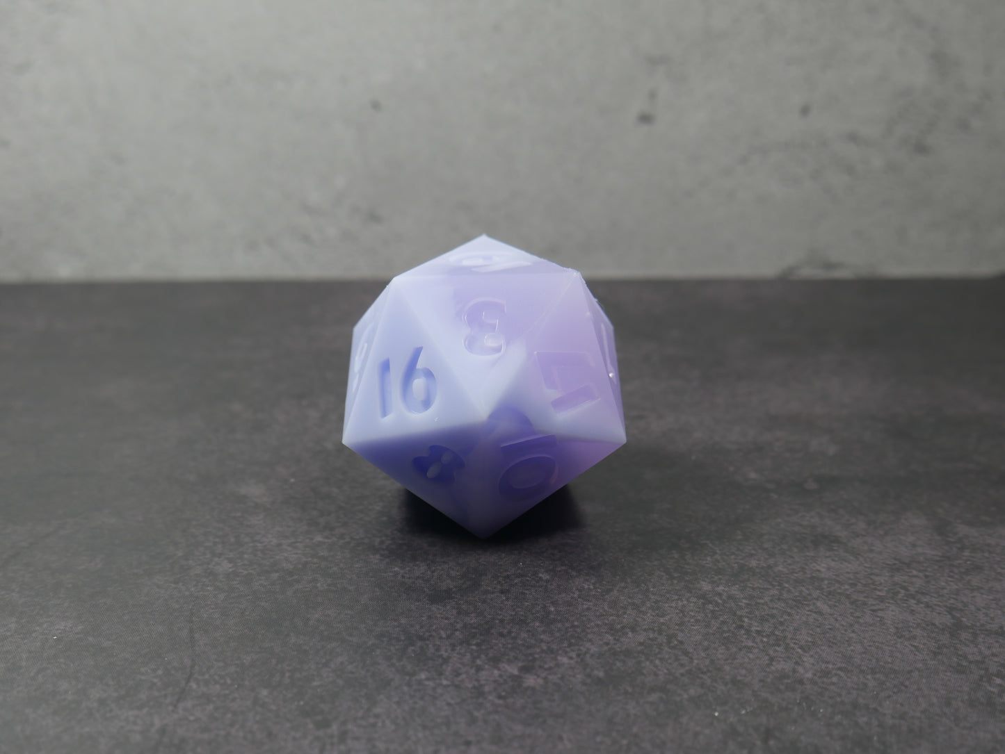 Emotional Support Squishy Dice (translucent purple/lavender)