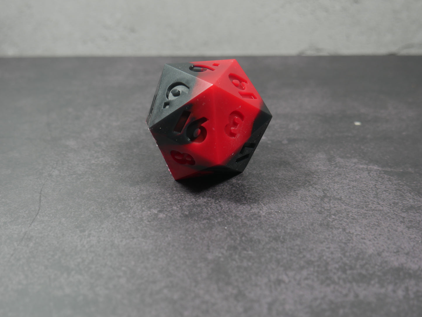 Emotional Support Squishy Dice (red/black)