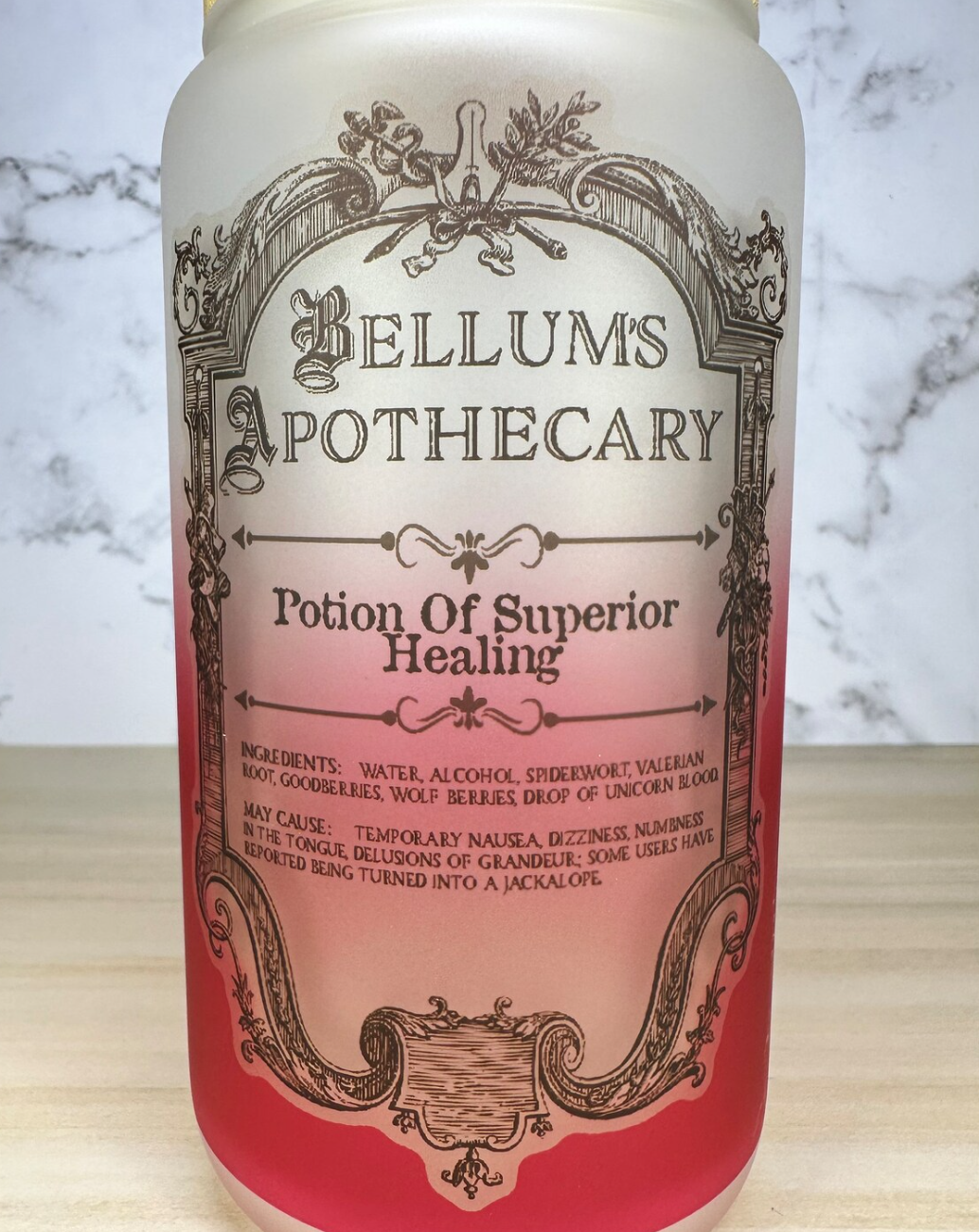 Potion of Superior Healing Drinking Glass